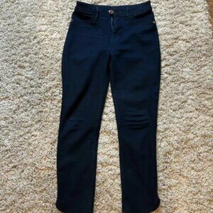 DL1961 Bardot high rise cropped deep blue size 25